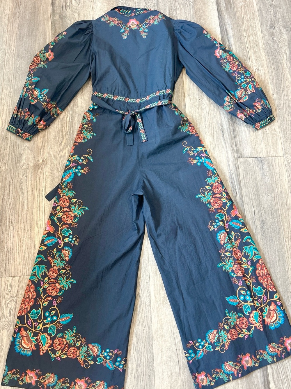 Farm Rio x Anthropologie Poplin Printed Shirting Jumpsuit - Medium - Picture 7 of 15